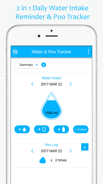 Water Reminder  Poo Tracker