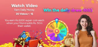 Daily watch video and get cash