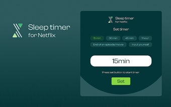 Sleep timer for Netflix