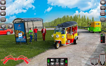 City Rickshaw Driving Games
