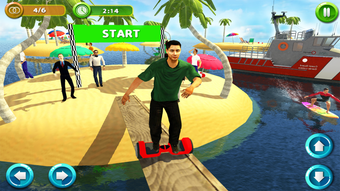 Beach Race :Scooter Stunt Game