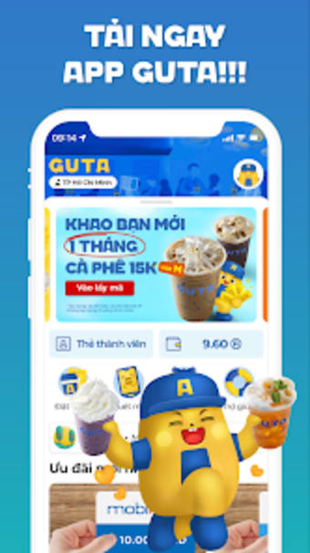 Guta App - Cafe tiện lợi