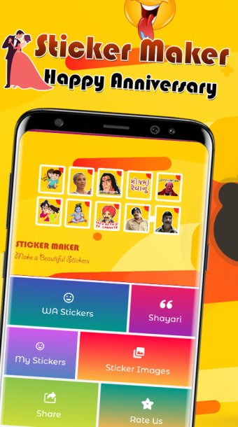 WAStickerApps - Anniversary Stickers for Whatsapp