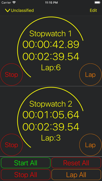 Synchronized Stopwatch