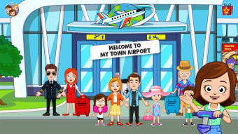 My Town: Airport game for kids