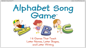 Alphabet Song Game Free - Letter Names and Shapes