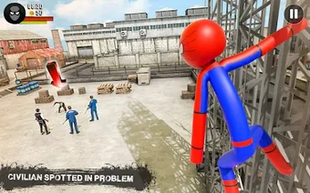 Stickman Spider Hero Man Game