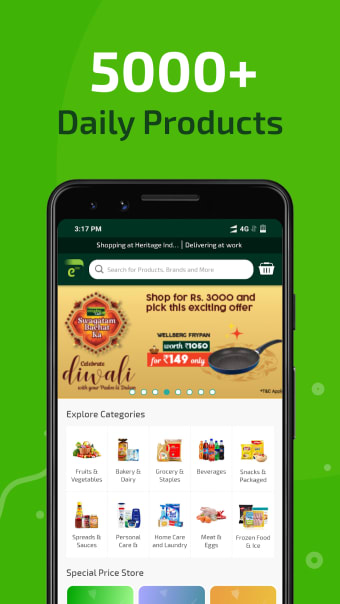 Easyday Available in selected cities in India