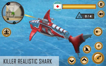 Super Shark Robot Wars - 3D Transform Game