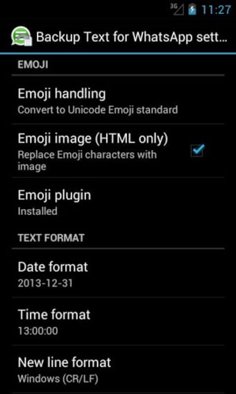 Backup Text for WhatsApp