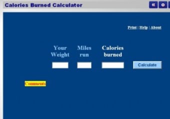 Calories Burned Calculator 