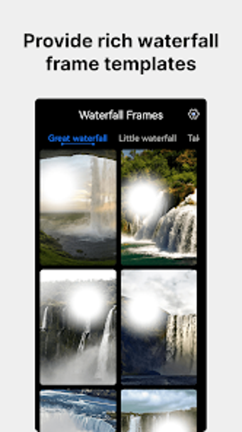 Waterfall Frames - Photo frame