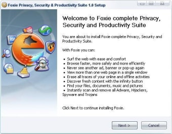 Foxie Privacy, Security & Productivity Suite