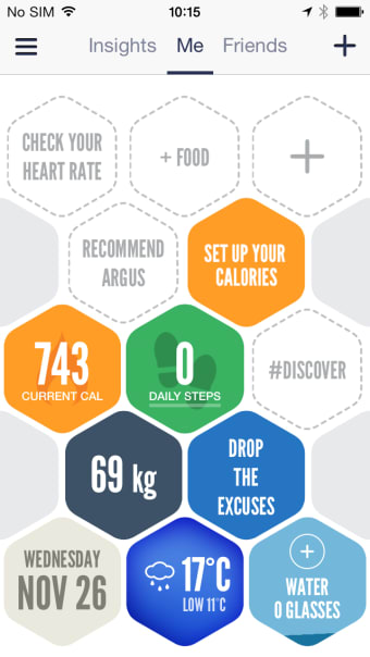 Argus: Calorie Counter  Step