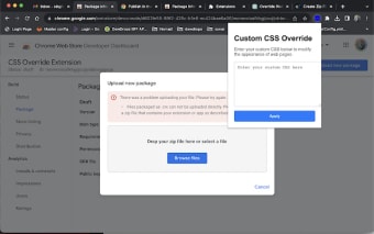 CSS Override Extension