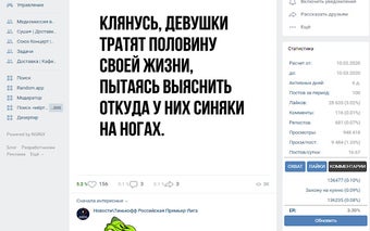 Статистика группы