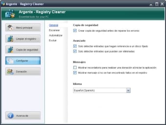 Argente - Registry Cleaner