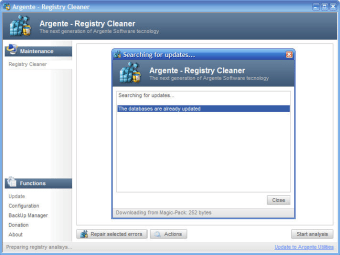 Argente Registry Cleaner