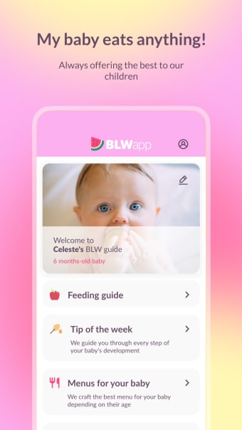BLW App: Baby Led Weaning
