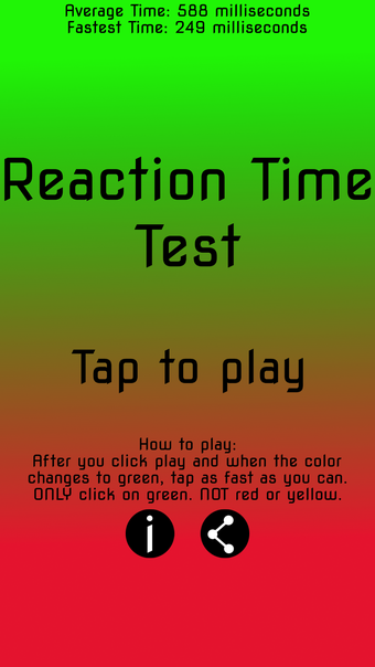 Simple Reaction Time Test