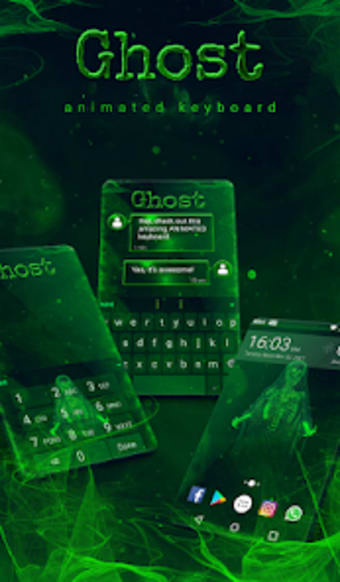 Ghost Animated Keyboard  Live