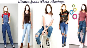 Women jeans Photo Montage