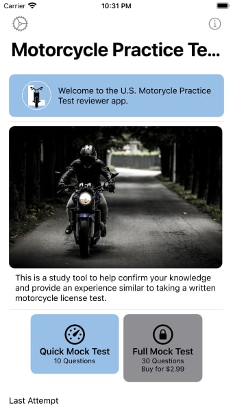 U.S. Motorcycle Practice Test