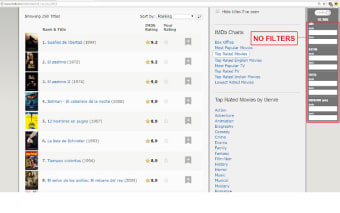 IMDb Filters