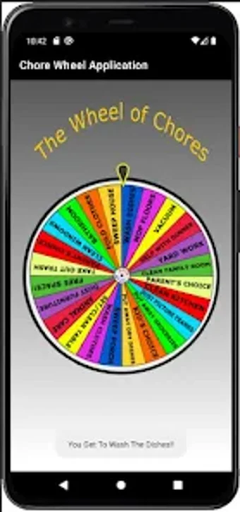 Wheel Of Chores