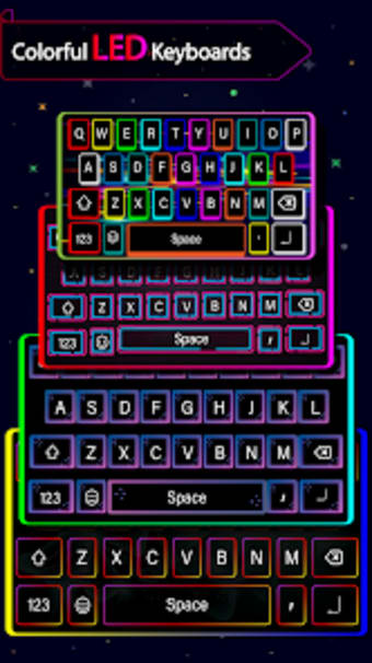 Neon Keyboard LED Keyboard RGB