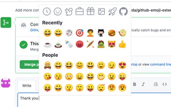 GitHub Emoji Extension