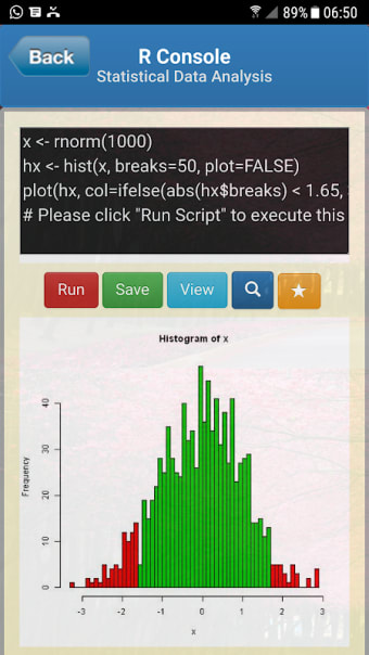 Run R Script - Online Statistical Data Analysis