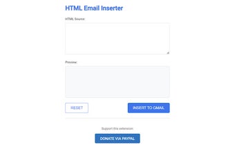 HTML Email Inserter for Gmail