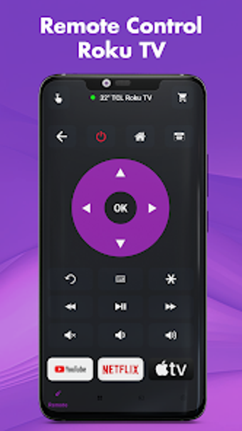 RokuTV Remote Control: Rokie