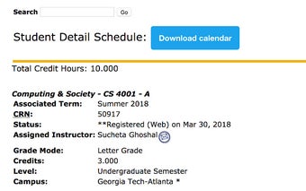 Oscar to iCalendar Converter