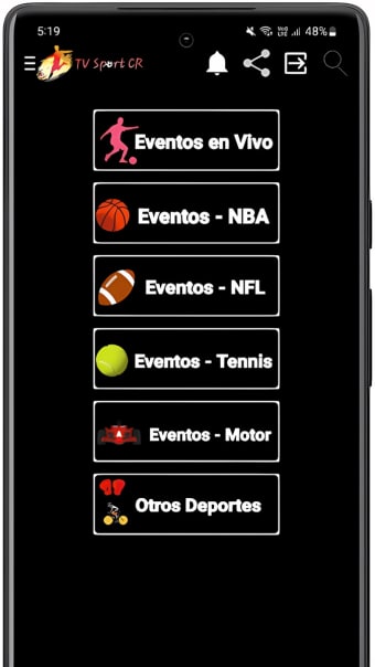 TV Sports CR  Player
