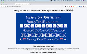 Fancy & Cool Text Generator