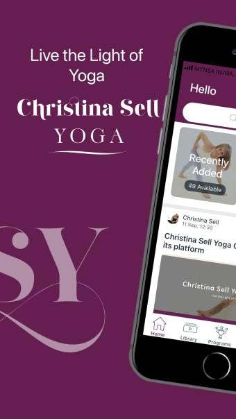 Christina Sell Yoga Online