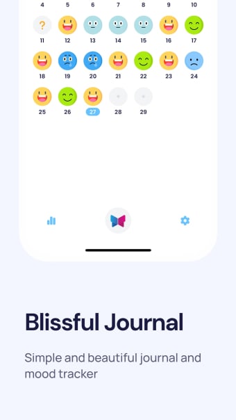 Blissful Journal Mood Tracker