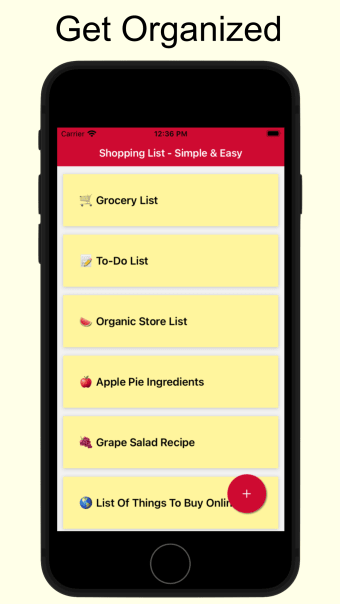 Shopping List - Simple  Easy