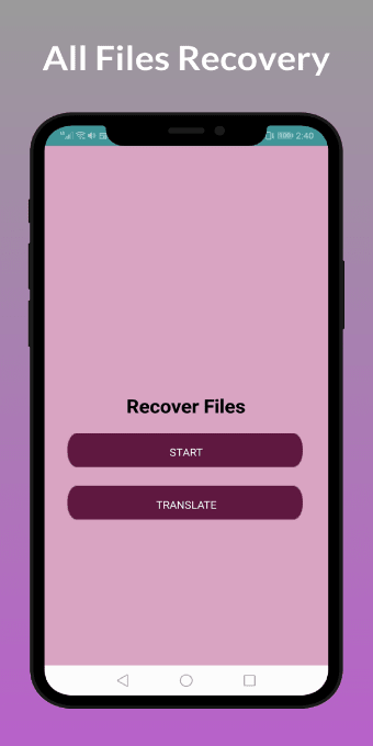 Deleted All Files Recovery -Photo audio and Videos