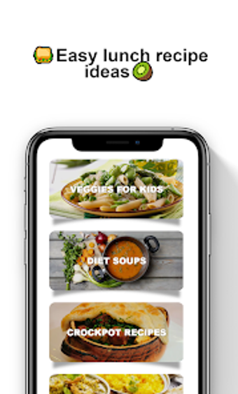 Lunch recipes app