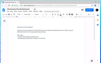 Vietnamese Dvorak Keyboard