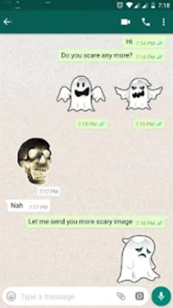 Ghost Stickers for Whatsapp