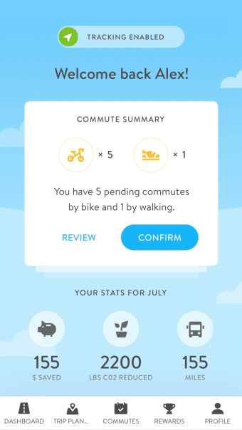 Commute Tracker by RideAmigos