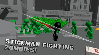 Stickman Killing Zombie 3D