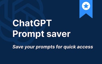 ChatGPT Prompt Saver