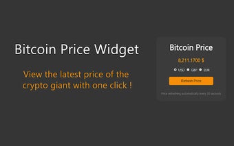 Bitcoin Price Widget