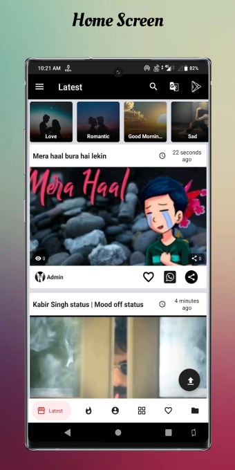 Video status app video Lyrics