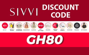 Sivvi Promo code 2023(GH80)